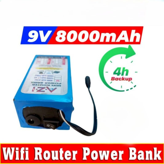 ( FREE HOME DELIVERY ) WiFi Router UPS Power Bank 9 Volts  - 4 Hours Guaranteed Backup - Tp Link Tenda PTCL & Other Routers